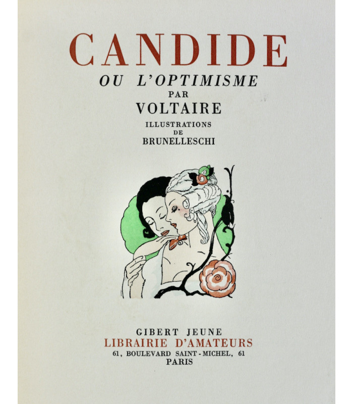 VOLTAIRE - Candide ou l'optimisme - BRUNELLESCHI (Umberto)