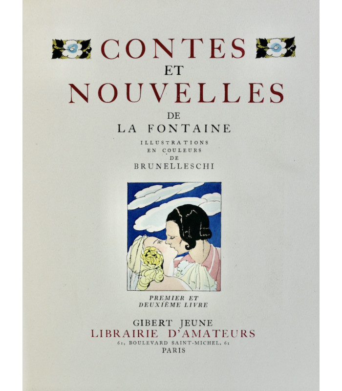 LA FONTAINE (Jean de) - Contes et Nouvelles - BRUNELLESCHI (Umberto)