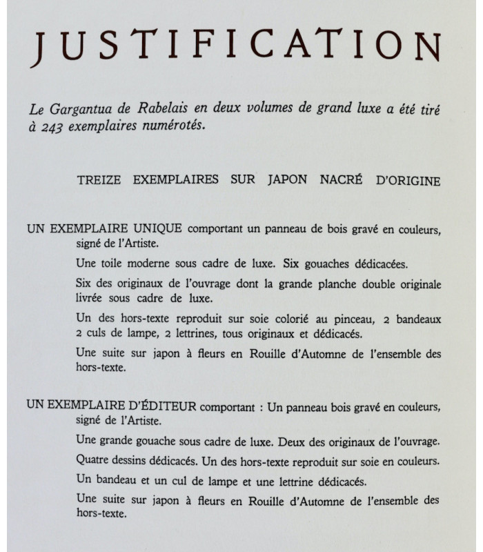 RABELAIS (François) - Gargantua - VIDAL (Ignasi)