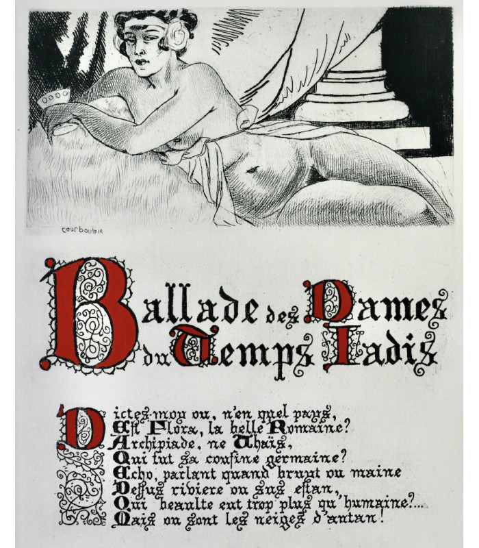 VILLON (François) - Les Ballades du Grand Testament - COURBOULEIX (Léon)