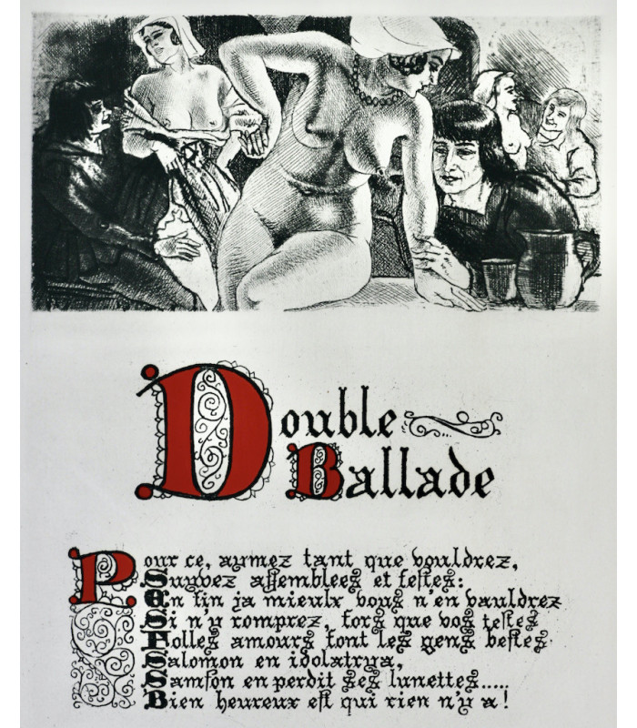 VILLON (François) - Les Ballades du Grand Testament - COURBOULEIX (Léon)