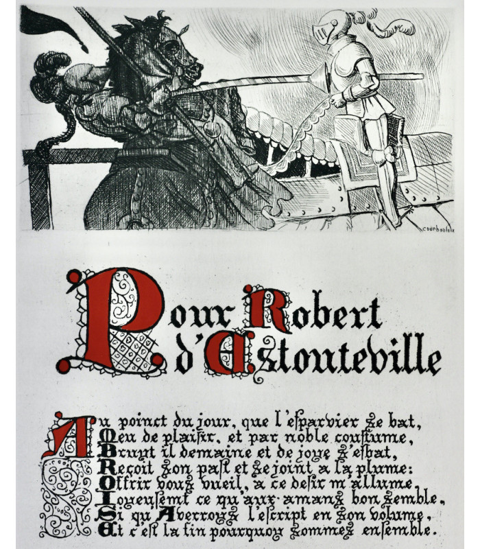 VILLON (François) - Les Ballades du Grand Testament - COURBOULEIX (Léon)