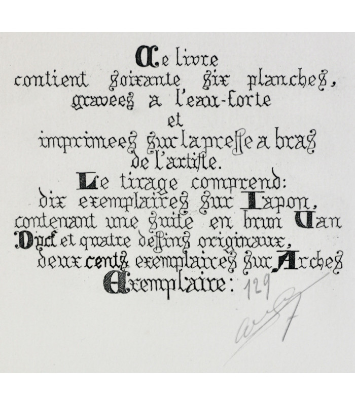 VILLON (François) - Les Ballades du Grand Testament - COURBOULEIX (Léon)