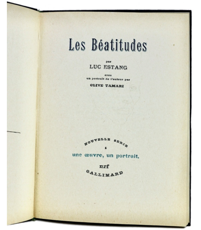 ESTANG (Luc) - Les Béatitudes - PRASSINOS (Mario)