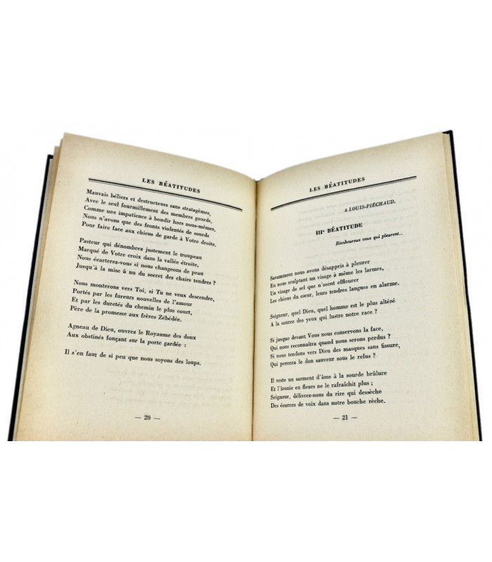 ESTANG (Luc) - Les Béatitudes - PRASSINOS (Mario)