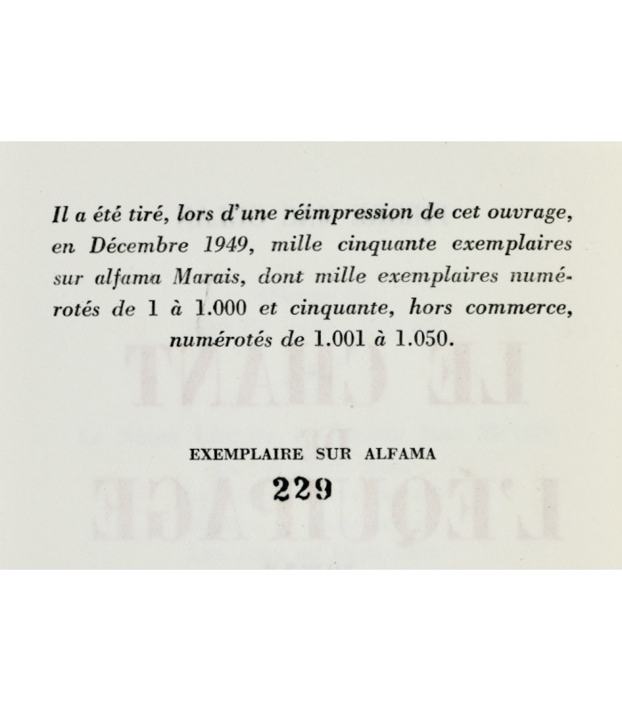MAC ORLAN (Pierre) - Le Chant de l’équipage - BONET (Paul)