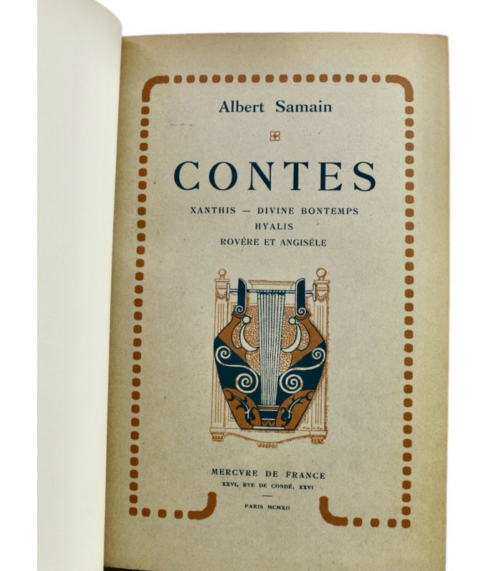 SAMAIN (Albert) - Oeuvres complètes - CARRÉ (Georges-Henri)