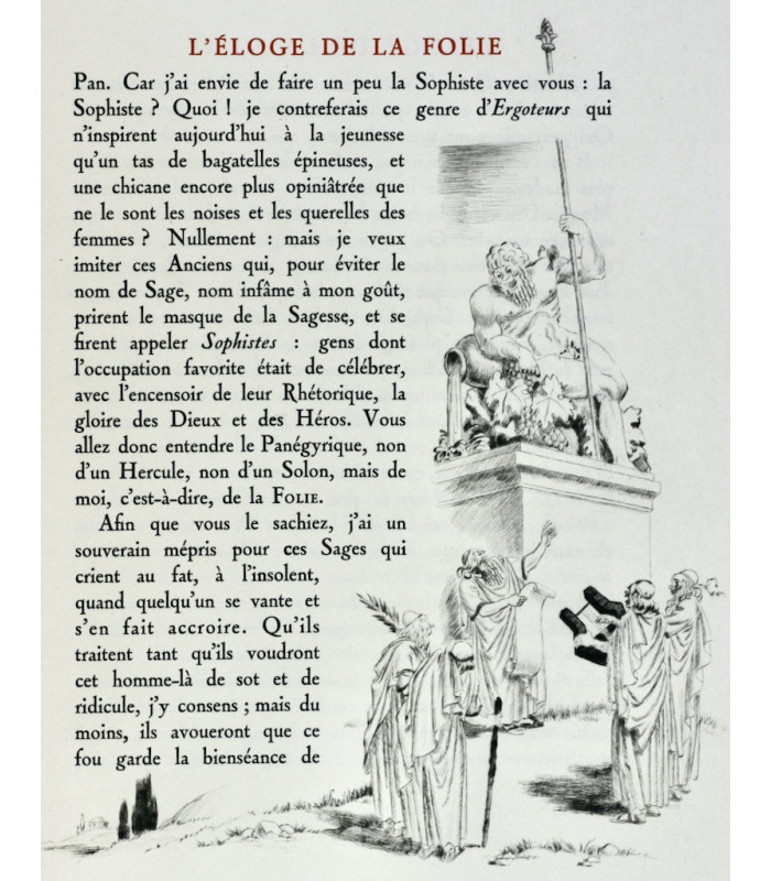 ÉRASME - L’Éloge de la folie - LEROY (Maurice)