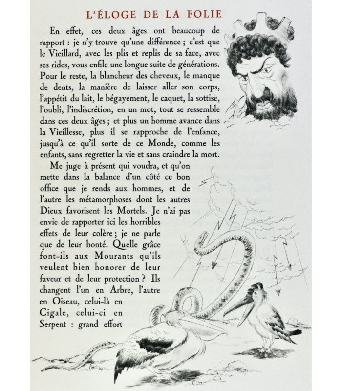 ÉRASME - L’Éloge de la folie - LEROY (Maurice)