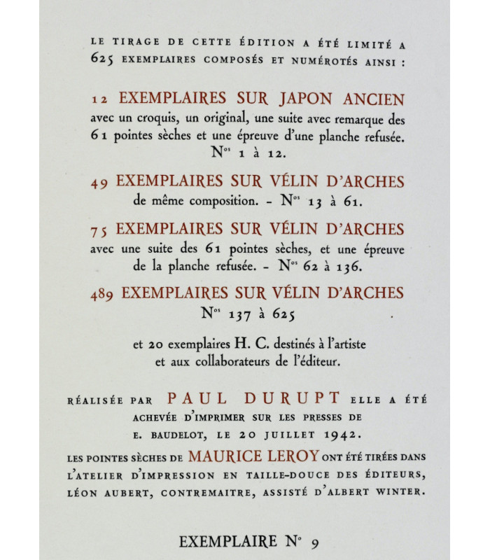 ÉRASME - L’Éloge de la folie - LEROY (Maurice)