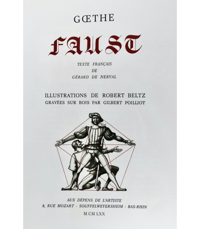 GOETHE - Faust - BELTZ (Robert)