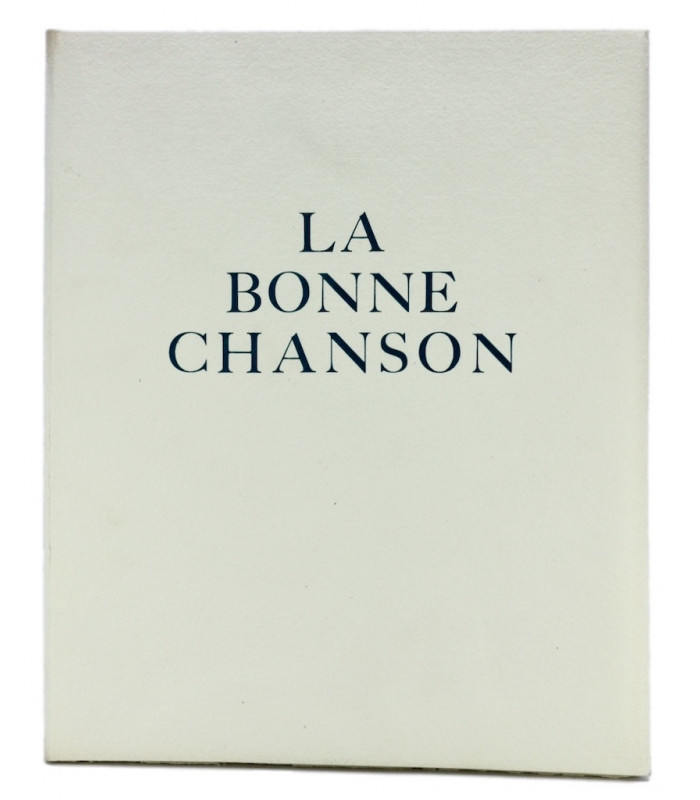 VERLAINE (Paul) - La Bonne Chanson - WELSCH (Paul)