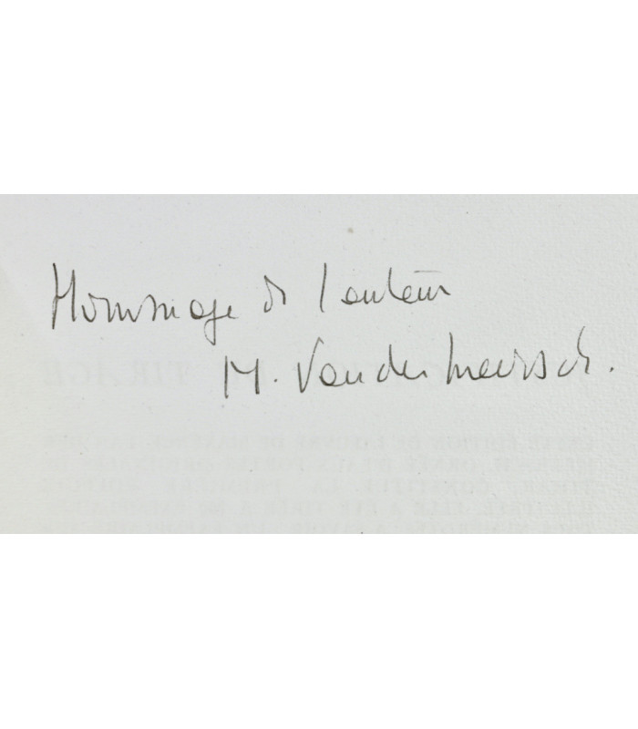 VAN DER MEERSCH (Maxence) - Corps et Ames - TIMAR (Emeric)