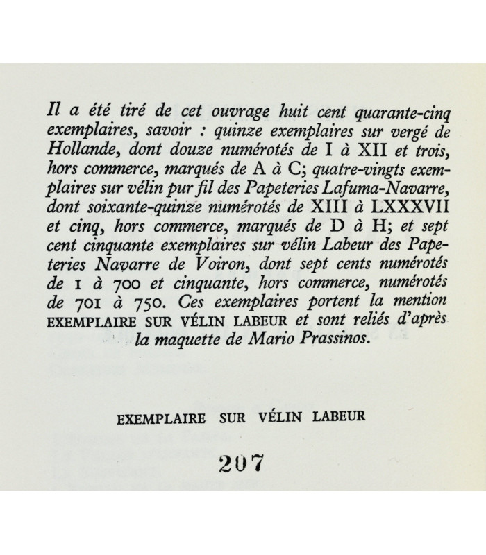 SUPERVIELLE (Jules) - Naissances, poèmes - PRASSINOS (Mario)